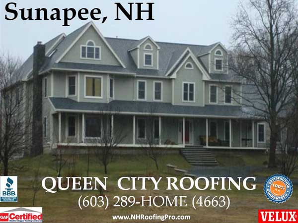 Gray Sunapee NH home