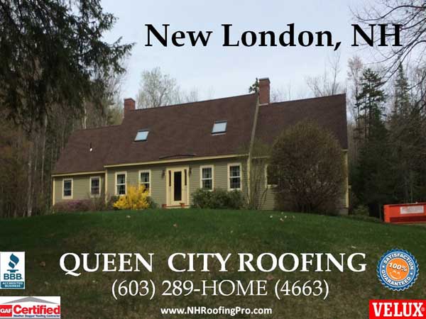 New London home roof
