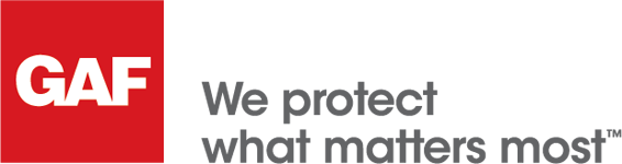 GAF logo with tagline